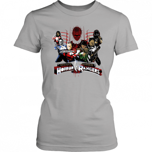 Mighty morbid horror rangers superheroes Gift Tee Shirt