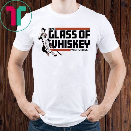 Mike Yastrzemski Shirt - Glass of Whiskey, San Francisco