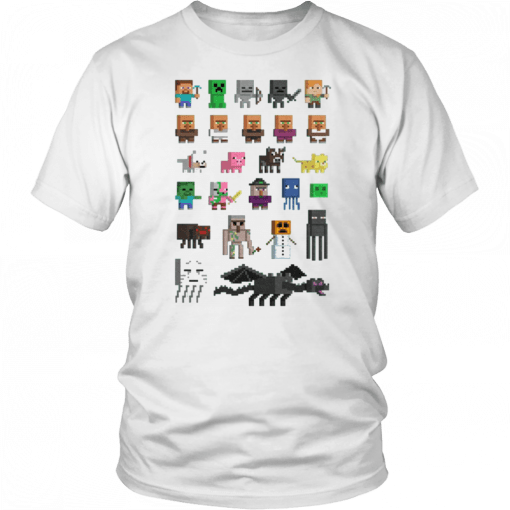 Minecraft Sprites Unisex T-Shirt