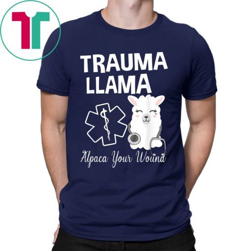 Ministry Of Trauma Llama Alpaca Your Wound Llama Lover Tee Shirt