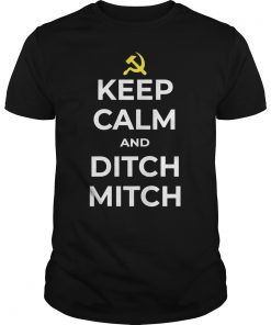 Moscow Mitch Keep Calm Ditch unAmerican Russia Symbol Putin T-Shirt