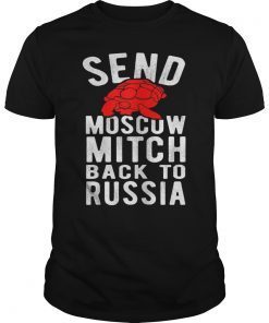 Moscow Mitch McConnell Russia Turtle Meme Election Security T-Shirt