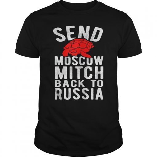 Moscow Mitch McConnell Russia Turtle Meme Election Security T-Shirt