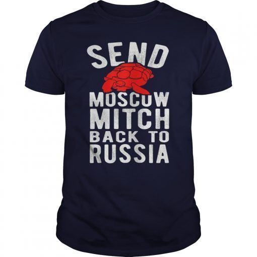 Moscow Mitch McConnell Russia Turtle Meme Election Security T-Shirts