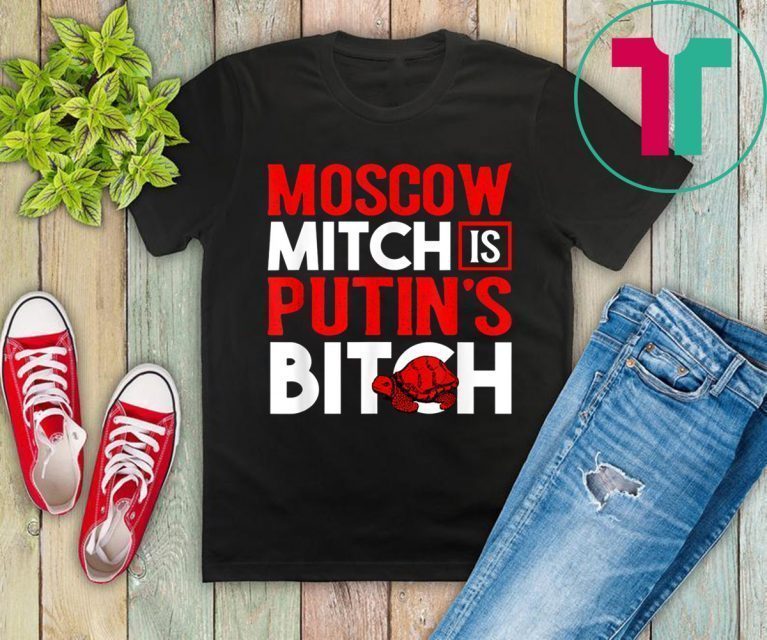 Moscow Mitch Putin's Bitch Russia Red Turtle Meme T-Shirt