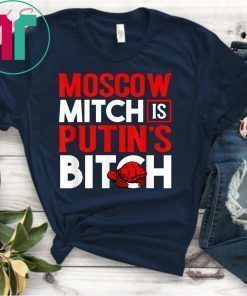 Moscow Mitch Putin's Bitch Russia Red Turtle Meme T-Shirt