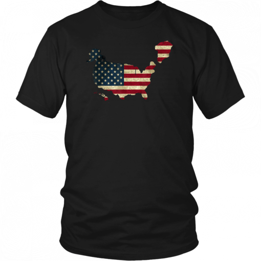 NRCC Greenland USA Distress 51st State President Trump 2019 Flag T-Shirts