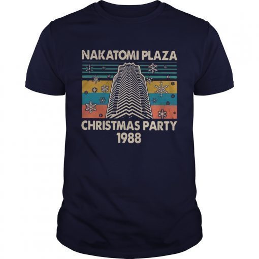 Nakatomi Plaza Christmas party 1988 vintage shirts