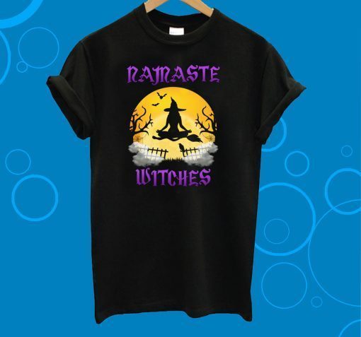 Namaste Witches Halloween T-Shirt