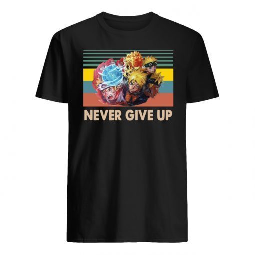 Naruto Never Give Up vintage shirt