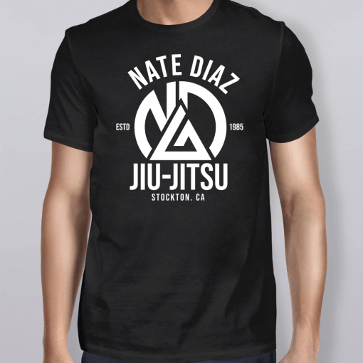 Nate Diaz Jiu Jitsu Stockton Asphalt Shirt