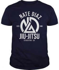 Nate Diaz Jiu Jitsu Stockton Asphalt Shirt