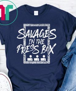 New York Yankees Savages In The Press Box T-Shirt