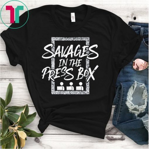 New York Yankees Savages In The Press Box T-Shirt
