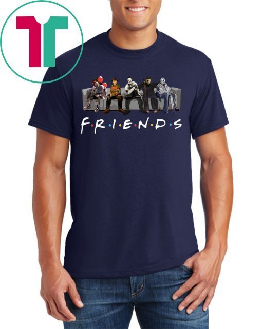 Mens Horror Characters Friends TV Show T-Shirt