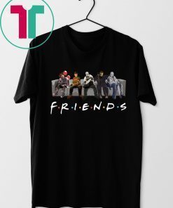 Mens Horror Characters Friends TV Show T-Shirt