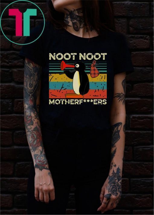 Official Pingu noot noot motherfucker vintage 2019 shirt