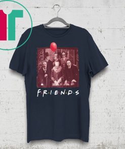 Horror Movie Characters Friends TV Show Unisex Shirt