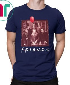 Horror Movie Characters Friends TV Show Unisex Shirt