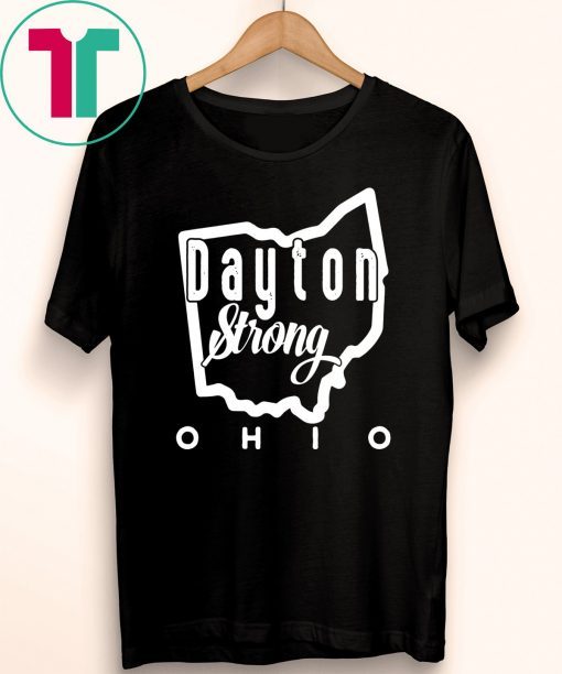 Ohio Map Dayton Strong Lover T-Shirt