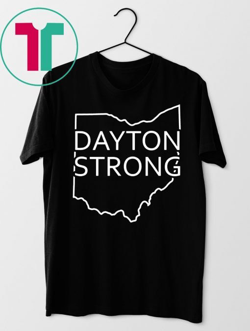 Ohio Map Dayton Strong Tee Shirt