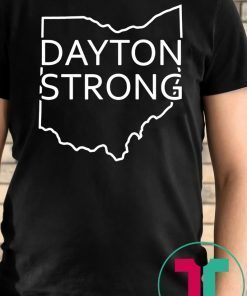 Ohio Map Dayton Strong Tee Shirt
