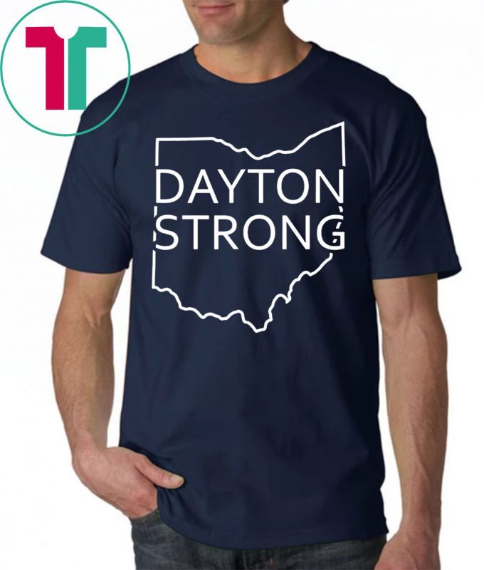 Ohio Map Dayton Strong Tee Shirt