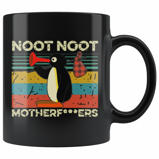 Funny Pingu Noot Noot Motherfucker Mug