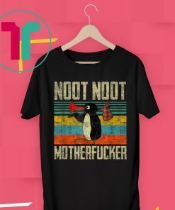 Pingu Noot Noot Motherfuckers Vintage Retro T-Shirt