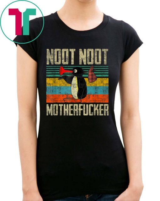 Pingu Noot Noot Motherfuckers Vintage Retro T-Shirt