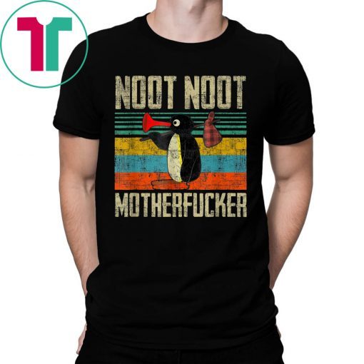 Pingu Noot Noot Motherfuckers Vintage Retro T-Shirt