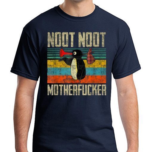 Pingu Noot Noot Motherfuckers Vintage Retro T-Shirt