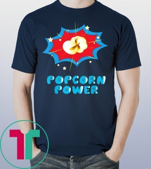 Popcorn Power Comic Tee Shirt