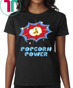 Popcorn Power Comic Tee Shirt