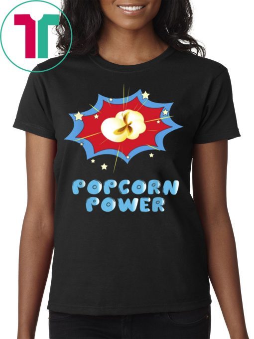 Popcorn Power Comic Tee Shirt