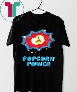 Popcorn Power Comic Tee Shirt