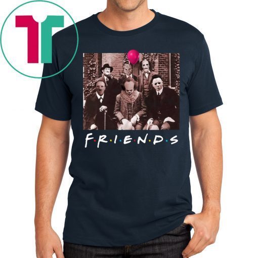 Friends IT Spooky Clown Jason Squad Horror Shirt for Mens Womens Kids