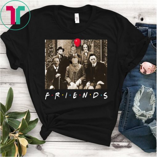 Mens Psychodynamics Horror Characters Friends Shirt