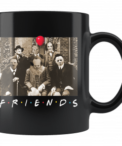 Funny Psychodynamics Horror Movie Characters Friends Mug