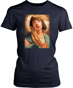 Pulp Fiction Virgin Mary Mia Wallace Unisex Tee Shirt