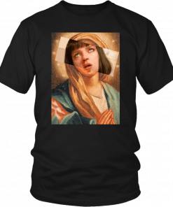 Pulp Fiction Virgin Mary Mia Wallace Unisex Tee Shirt