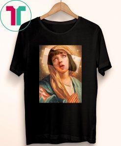 Pulp Fiction Virgin Mary Mia Wallace Tee Shirt