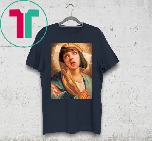 Pulp Fiction Virgin Mary Mia Wallace Tee Shirt