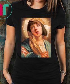 Pulp Fiction Virgin Mary Mia Wallace Tee Shirt