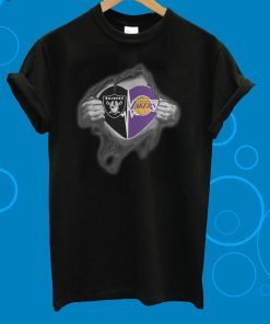 Raiders Lakers It’s In My Heart Inside Me T-Shirt