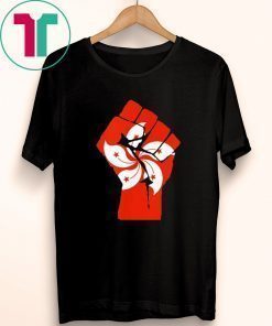 Resist Fist with Hong Kong Flag T-Shirt