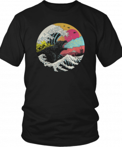 Retro wave kaiju shirt mens Classic T-Shirt