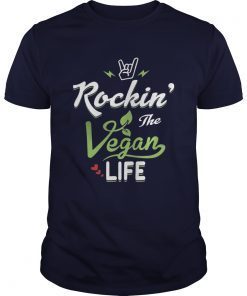 Rockin The Vegan Life Vegan Gift TShirts