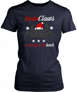 Santa Claws Is Coming To The Beach 2019 T-Shirt