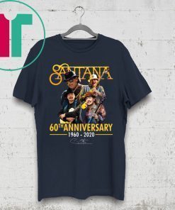 Santana 60th Anniversary Shirt for Mens Womens Kids